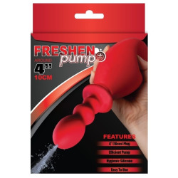 NMC Poire de lavement Fresh Wash 10 x 3.2 cm - Contenance 275ml Rouge